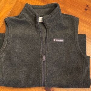 Columbia Charcoal Fleece Vest
